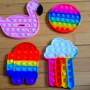 Rainbow Pop it Set 4pc